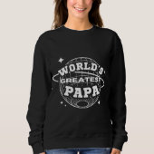 Papa der Welt Sweatshirt (Vorderseite)
