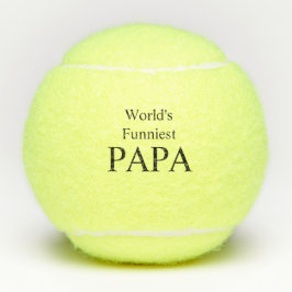 Papa der Welt Tennisbälle