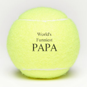Papa der Welt Tennisbälle