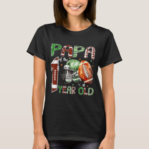 Papa des 1-jährigen Fußballfans zum 1. Geburtstag T-Shirt