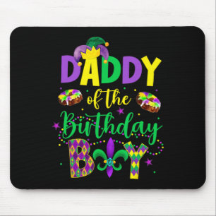 Papa des Geburtstags Shirt Mardi Gras Daddy P Mousepad