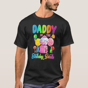 Papa des Geburtstags Süßigkeiten Mädchen Matching T-Shirt
