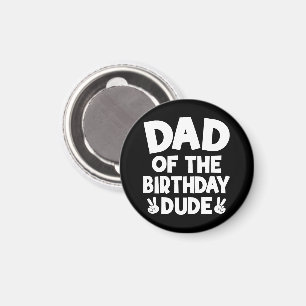 Papa des Geburtstags-Typen Casual Lustiger Geburts Magnet