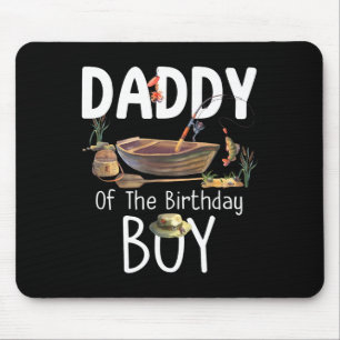 Papa des Geburtstagsjungen Angels Geburtstag Famil Mousepad