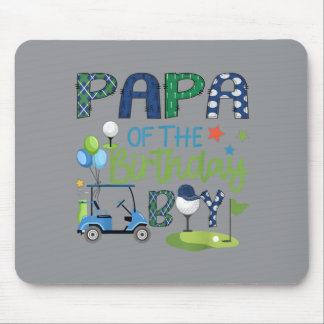Papa des Geburtstagsjungen Hole In One Golf Sport Mousepad