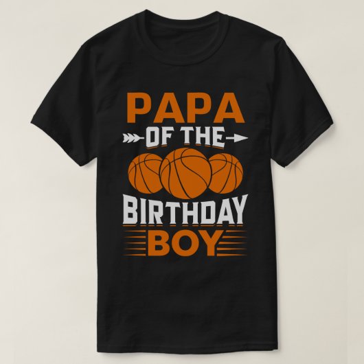 PAPA des Geburtstagskäpfers T-Shirt (Design vorne)