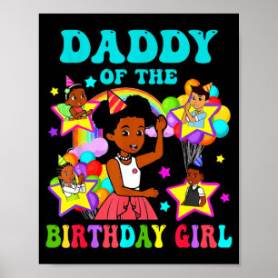 Papa des Geburtstagsmädchens Gracie rosa Puppe Fam Poster