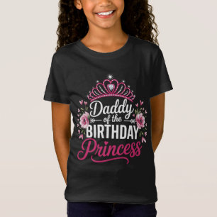 Papa des Geburtstagsprinzessinnen-Design Süße Kr T-Shirt