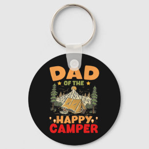 Papa des glücklichen Camper Erster Geburtstag Camp Schlüsselanhänger