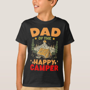 Papa des glücklichen Camper Erstgeburtstag Camping T-Shirt