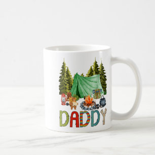 Papa des Happy Camper 1. Geburtstag Bär Camng Kaffeetasse
