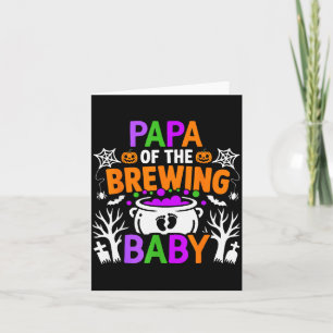 Papa des heranwachsenden Babys Halloween-Kostüm  Karte