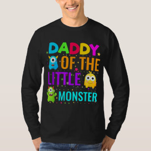 Papa des kleinen Monsters Geburtstagsfamilie Monst T-Shirt