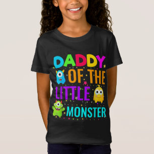 Papa des kleinen Monsters Geburtstagsfamilie Monst T-Shirt