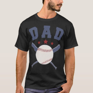 Papa des Rookies 1. Geburtstag Baseball Junge Fami T-Shirt