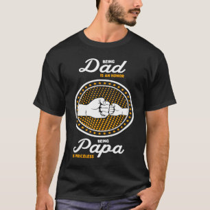 Papa des Vaters für Vater Son Daughter Toddler Ki T-Shirt
