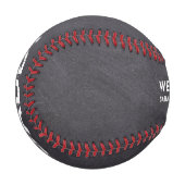 Papa des Vaters Wir Liebe dich Etch auf Chalkboard Baseball (Vorderseite Links)