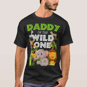 Papa des wilden Einziger Zoo Geburtstagssafari-Dsc T-Shirt