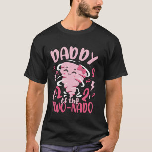Papa des Zwei-Nado-Tornado-Themas 2. Geburtstag P T-Shirt