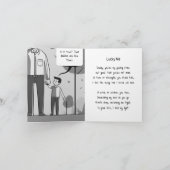 Papa: Die Bäume unseres Vaters Dankeskarte (Innenseite)