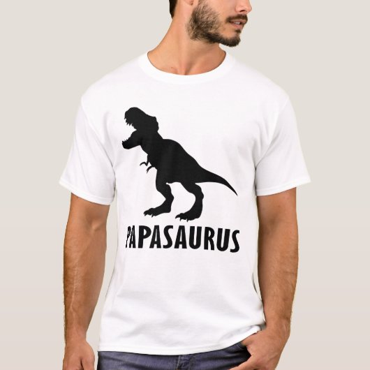 Papa-Dinosaurier T-Shirt (Vorderseite)