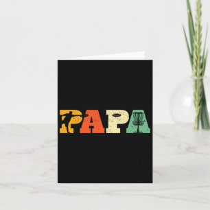Papa Disk Golf Lover Frisbee Golfing Vater Pater S Karte