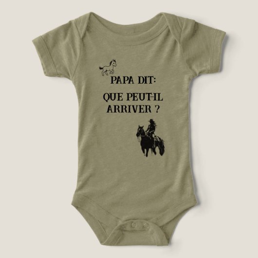 Papa dit: Que peut-il arriver? (Design Vorderseite)