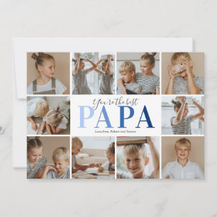 Papa, du bist das beste Foto Feiertagskarte