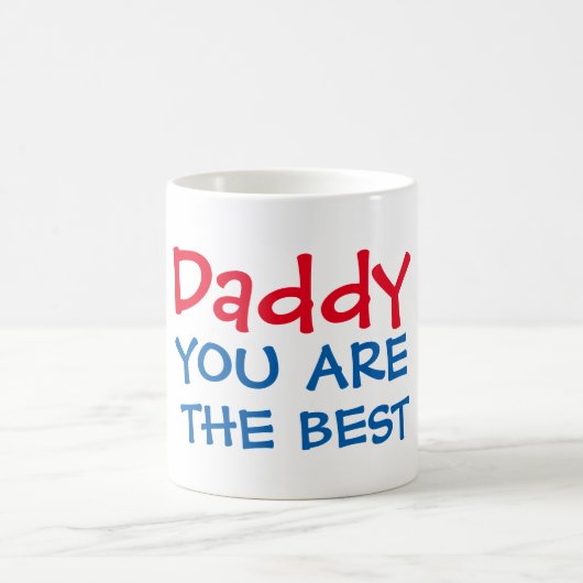 Papa, du bist das beste Geschenk für Papa Kaffeetasse (Mittel)