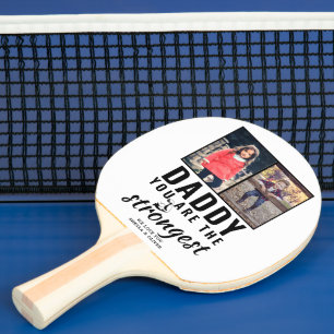 Papa du bist das stärkste Vatertag 2 Foto Tischtennis Schläger