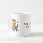 Papa, du bist der Beste Kaffeetasse (Vorderseite Links)