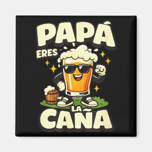 Papa, du bist der Hammer lustiger spanischer Bier- Magnet
