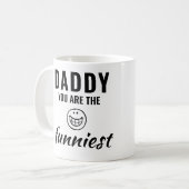 Papa, du bist der lustigste Vatertag Kaffeetasse (Vorderseite Links)