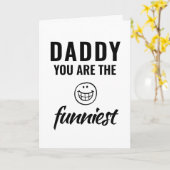 Papa, du bist der lustigste Vatertag Karte (Gelbe Blume)