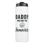 Papa, du bist der lustigste Vatertag Thermosbecher (Vorderseite)