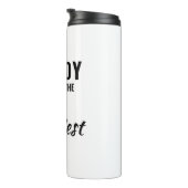 Papa, du bist der lustigste Vatertag Thermosbecher (Nach rechts gedreht)