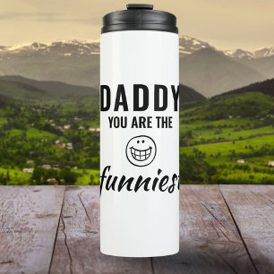 Papa, du bist der Lustigste Vatertag Thermosbecher