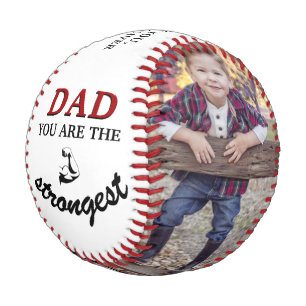 Papa, du bist der Stärkste Vatertag 2 Foto Baseball