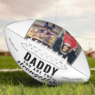 Papa, du bist der Stärkste Vatertag 2 Foto Football