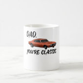 Papa du bist klassischer Pontiac Firebird 1968 2 Kaffeetasse (Mittel)