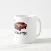 Papa du bist klassisches Dodge Challenger SRT Hell Kaffeetasse (VorderseiteRechts)