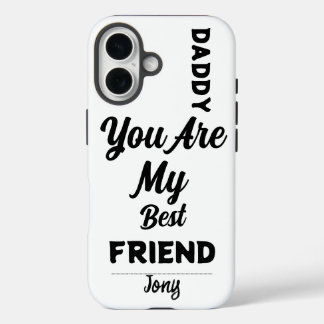 Papa, du bist mein bester Freund - herzliches Zita iPhone 16 Hülle