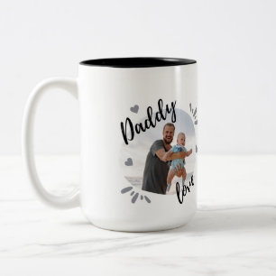 Papa, du bist mein Held Becher Zweifarbige Tasse