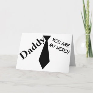 Papa, du bist mein Heldenvatertag Karte