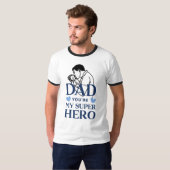 Papa, du bist mein Superheld T-Shirt (Vorne ganz)