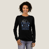 Papa, du bist mein Superheld Tri-Blend Shirt (Volle Vorderseite)