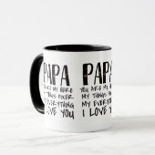 Papa, du bist meine Tasse (Vorderseite Links)
