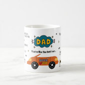 Papa, du bist so wie das beste Auto Kaffeetasse (Mittel)