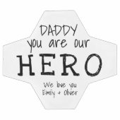 Papa, du bist unser Heldenkid Fußball (Flach)