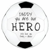 Papa, du bist unser Heldenkid Fußball (Vorderseite)